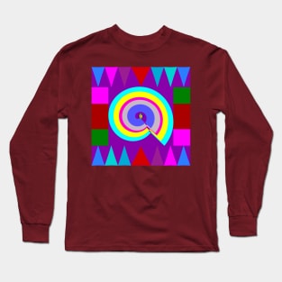 Afro Geometry Long Sleeve T-Shirt